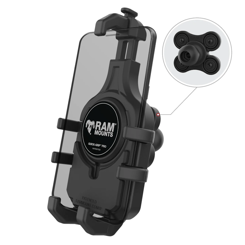 RAM-Mount Quick-Grip Pro Vibe trillingsdemper