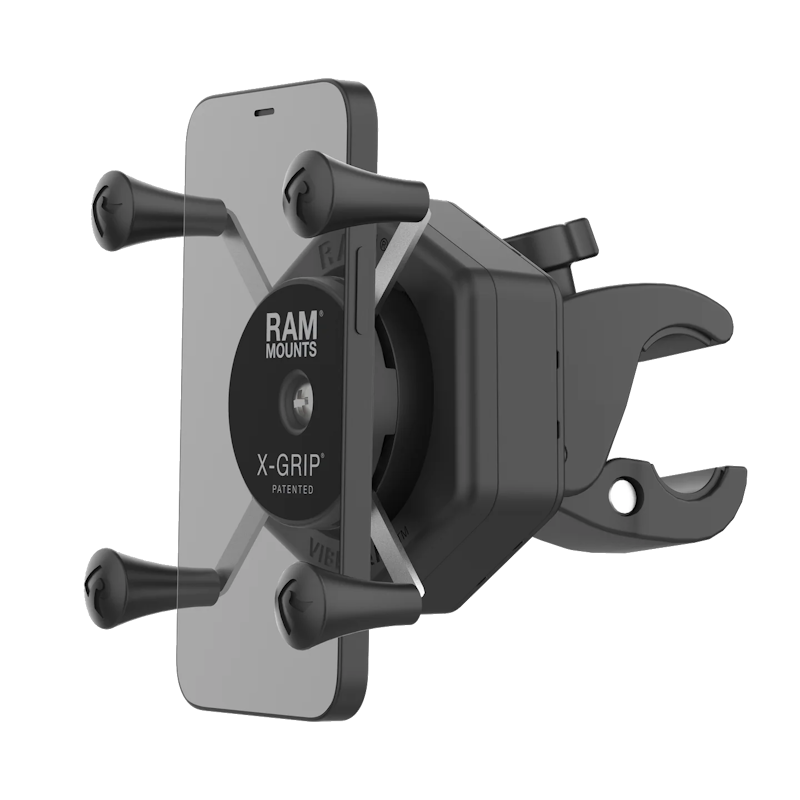 RAM-Mount X-Grip houder met Small Tough-Claw Low Profile en Vibe-Safe
