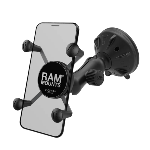 RAM X-grip telefoonhouder met low-profile zuignap