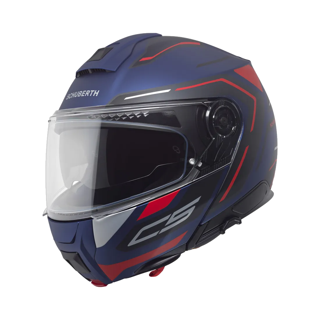 Schuberth C5 Omega Blauw Rood 53