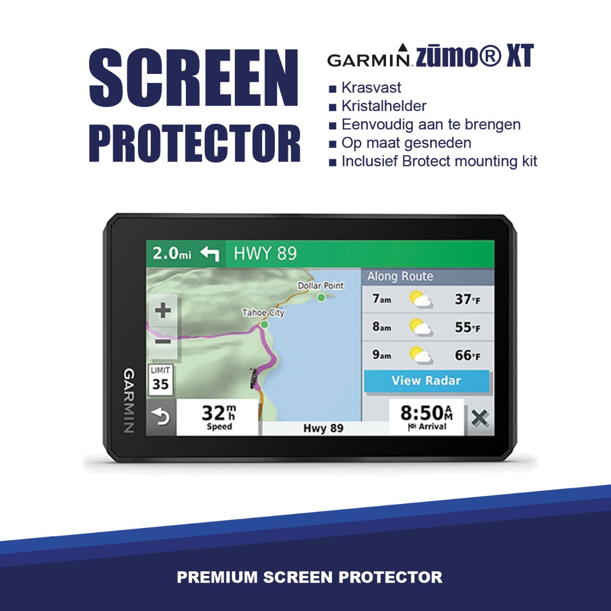 Screen Protector Garmin Zumo XT
