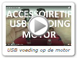 USB voeding op de motor